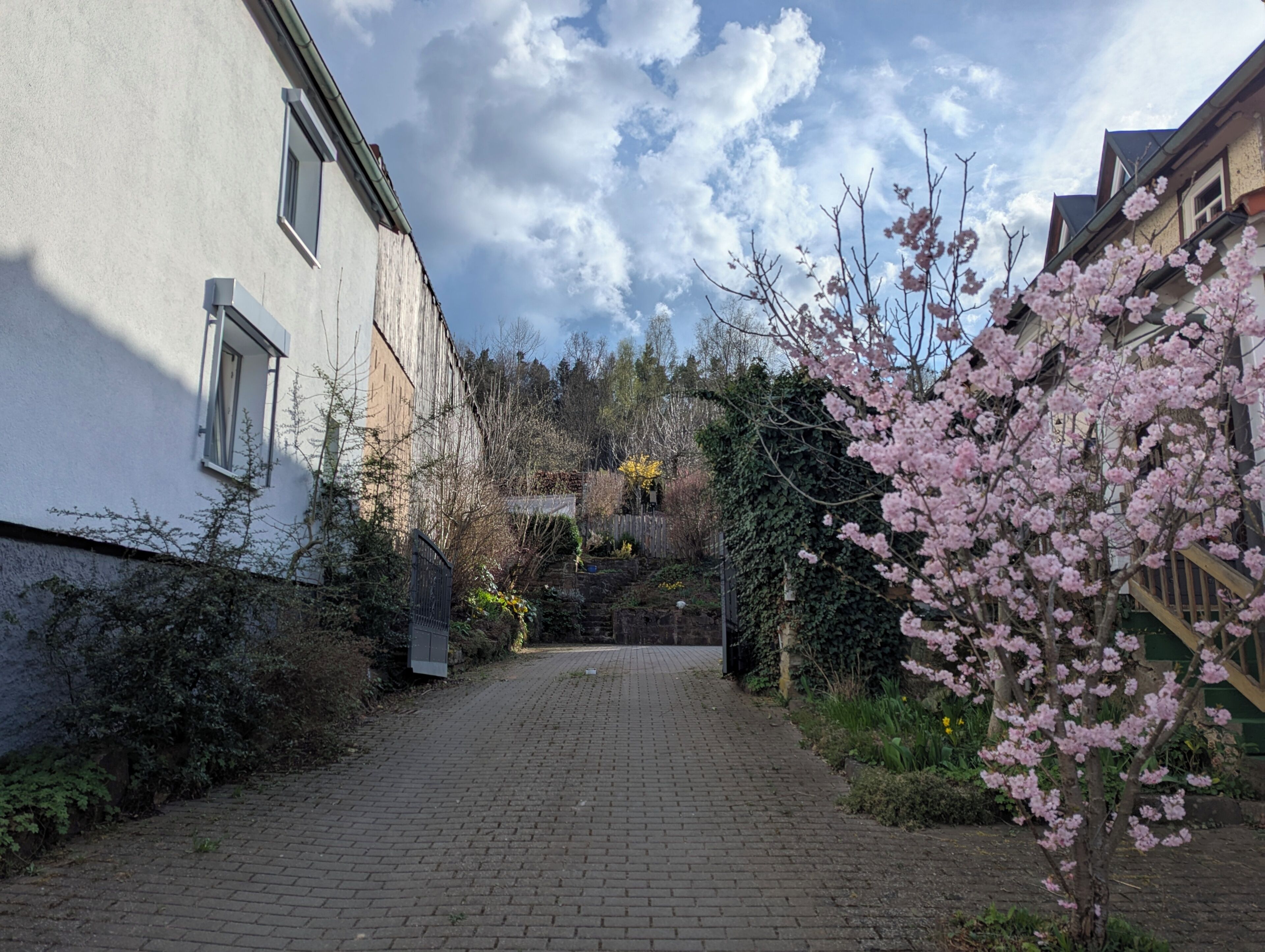 Herzlich willkommen!
Abschließbare Auffahrt