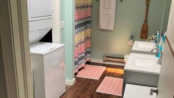 Towels, soap, toilet paper