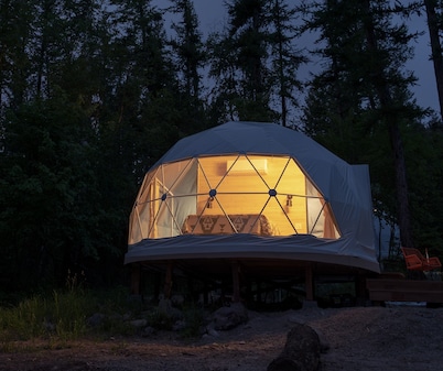 Red Owl Retreat: The Peaks Geodesic Dome