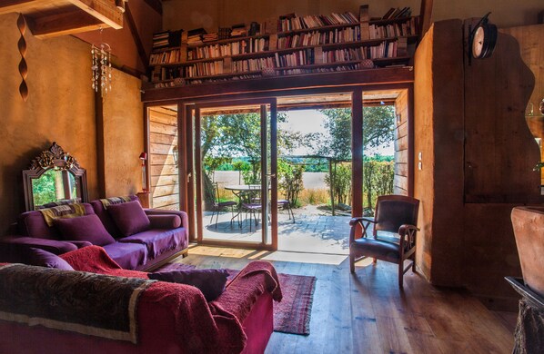 Living area - Magnifique Maison Écologique au Cœur du Périgord Pourpre (Monestier)