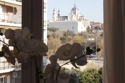 Apartamento exterior de una habitación en Madrid Río