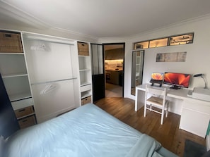 1 soveværelse, skrivebord, strygejern/strygebræt, Wi-Fi