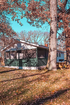 Exterior - Escape to The Riverside Hideaway - A Cozy Cabin With River Views! (Winamac)