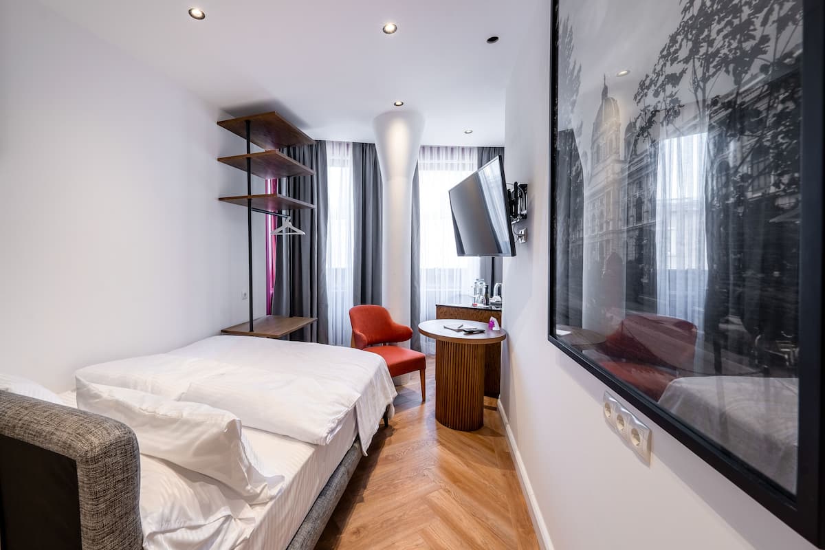 City Double Room Single Use | 1 bedroom, desk, laptop workspace, free WiFi