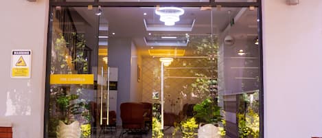 Fassade der Unterkunft