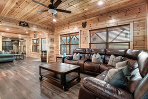 Interior - Spacious Cabin w/ Hot Tub, Arcade & Pool Table - King Beds! (Pigeon Forge)