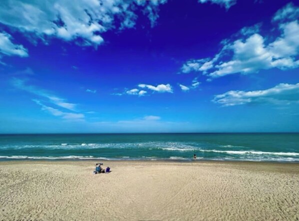Vlak bij het strand