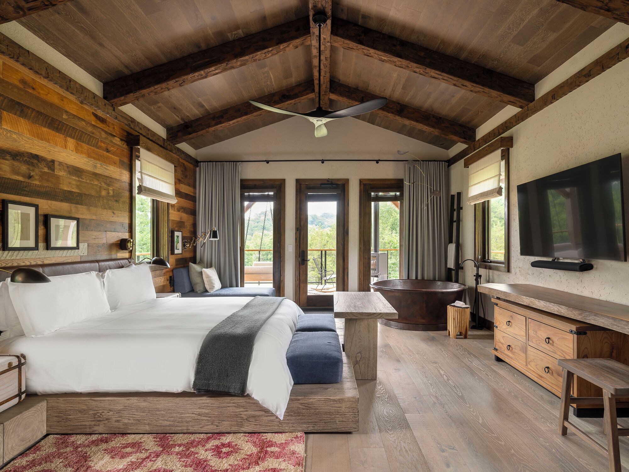 Cottage, 1 Bedroom (Arbor) | Frette Italian sheets, premium bedding, down duvets, in-room safe