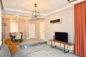 TV connectée, cheminée