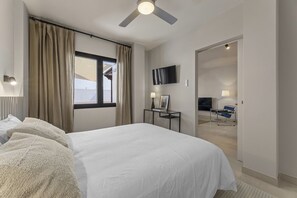 1 dormitorio, tabla de planchar con plancha, wifi gratis y ropa de cama