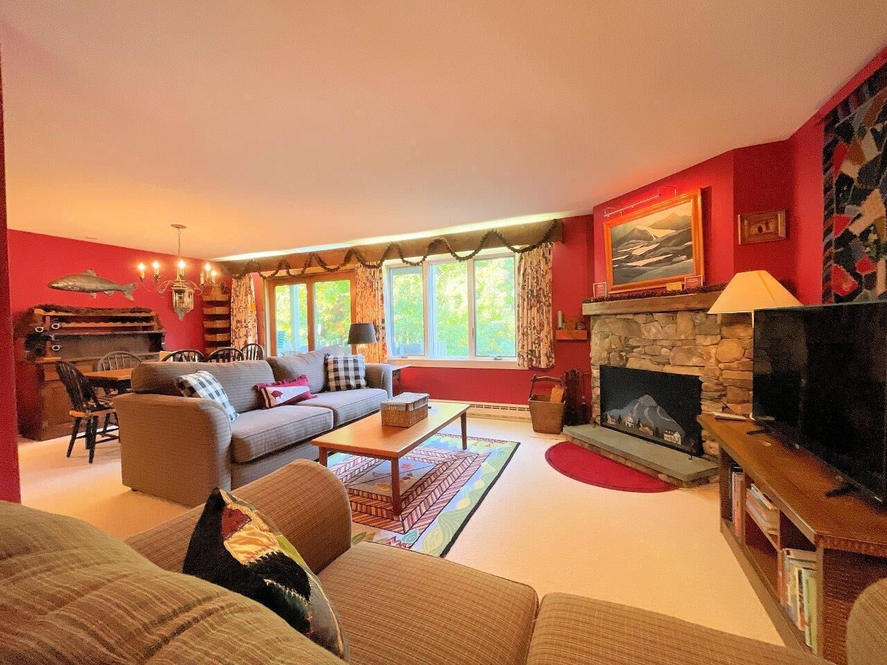 Lovely views from this slopeside, 1-Bedorom Bower House condo at Bromley
