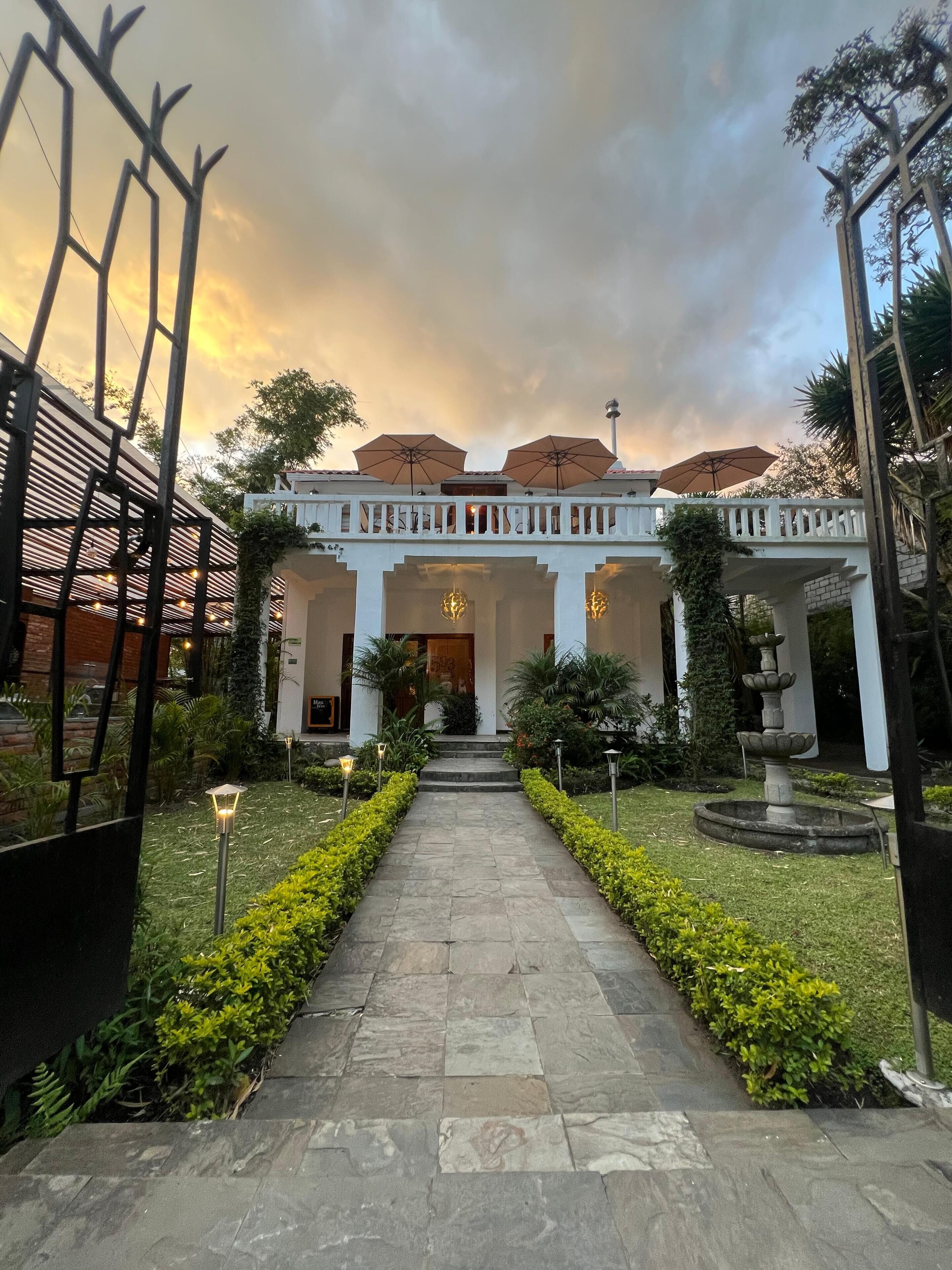 Voorkant van accommodatie