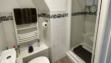 Hair dryer, towels