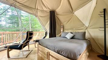 1 makuuhuone, vuodevaatteet