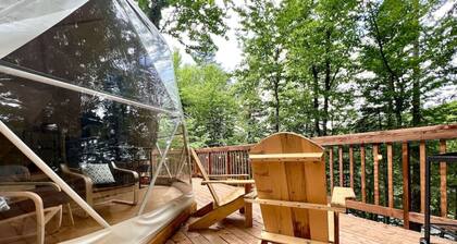 DĂŽme #4 avec vue sur les montagnes