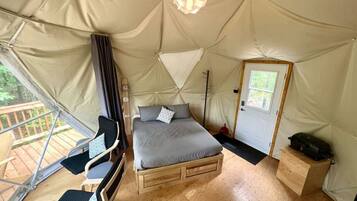 1 makuuhuone, vuodevaatteet