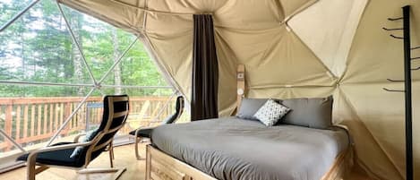 1 makuuhuone, vuodevaatteet