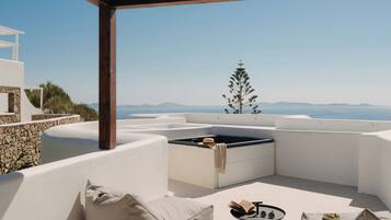 Junior Suite, Hot Tub, Sea View (Outdoor) | View from room