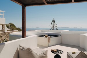 Suíte júnior, banheira de imersão, vista para o mar (Outdoor) | Vista do quarto