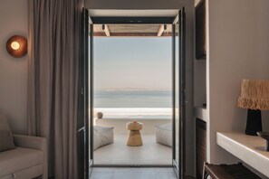Junior Suite, Private Pool, Sea View | Private pool - Bard De Sol (Mykonos)