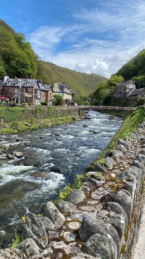 Property grounds - Exmoor bed and breakfast on the Two Moors Way walking route (Minehead)