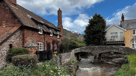 Exterior. Exmoor bed and breakfast on the Two Moors Way walking route
