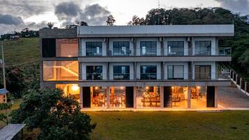 Front of property - evening/night