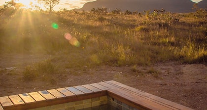 Bungalow in Chapada dos Veadeiros, with plenty of tranquility and comfort.
