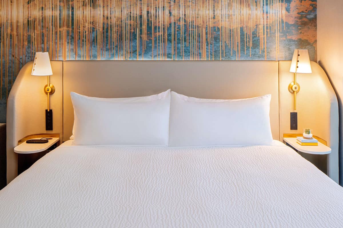 In-room safe, desk, laptop workspace, blackout curtains