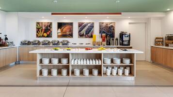 Free daily buffet breakfast