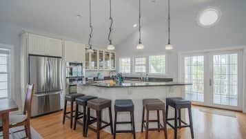 Ferienhaus, Mehrere Betten, Küche, Strandblick | Eigene Küche