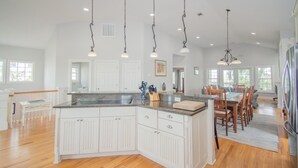 House, Multiple Beds, Kitchen, Beach View | Private kitchen - 68 Davis Love (Fripp Island)