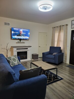 Smart TV, table football, books