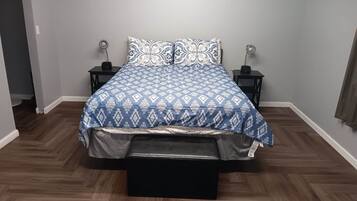 1 bedroom, travel crib, free WiFi, bed sheets