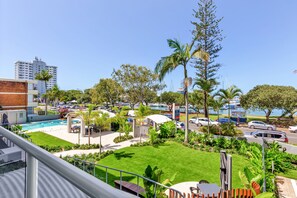 Family Apartment | Balcony view - Riverdance Apt 5  (Mooloolaba)