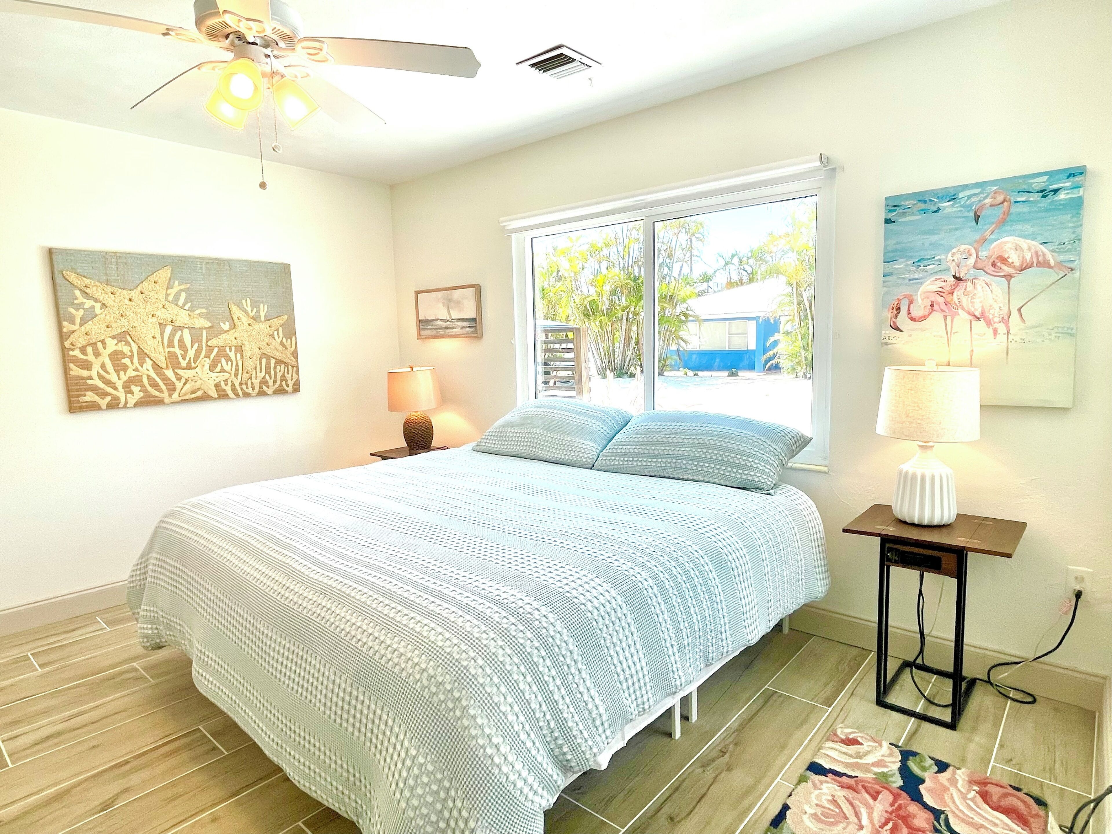 1 間睡房、熨斗/熨衫板、免費 Wi-Fi、床單