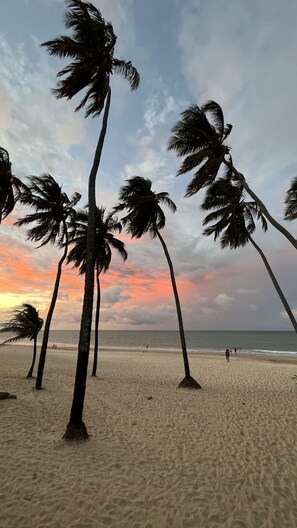 On the beach