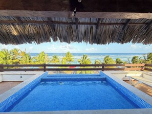 Outdoor pool - Hotel El Caballo Blanco (Mahahual)