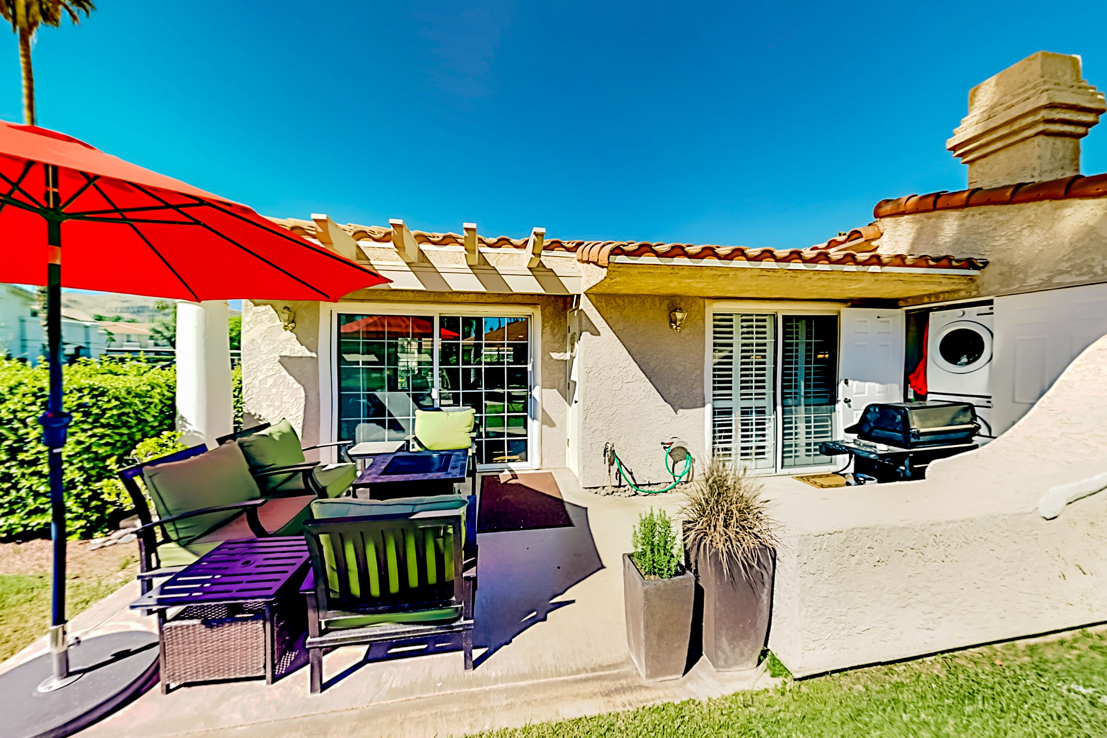 Mesquite Country Club | Corner-Unit with 2 Patios | Pool, Hot Tub & Tennis