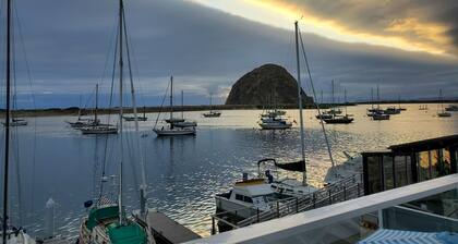 Charming three room Inn with Full Bay View Decks on the waterfront in Morro Bay.