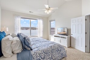 Master Bedroom w/ a View - Million Dollar Views at The Beautiful Lake Of The Ozarks!  "TOP" FLOOR UNIT! (Rocky Mount)