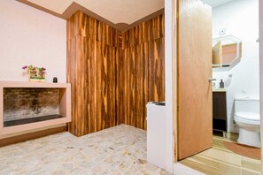 Towels, soap, toilet paper