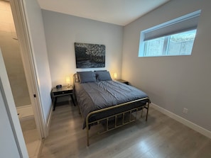 1 bedroom, iron/ironing board, travel crib, free WiFi