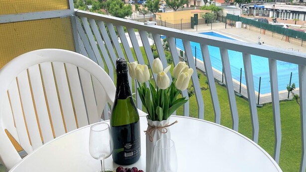 Pool - Pineda 3, heated, swimming pool and 130m from the beach. (LA PINEDA)