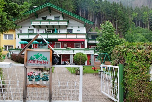 Ferienwohnung "Wasserfall" in Molltaler Appartements mit Bergblick, privater Terrasse & WLAN