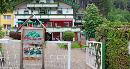 Ferienwohnung "Wasserfall" in Molltaler Appartements mit Bergblick, privater Terrasse & WLAN