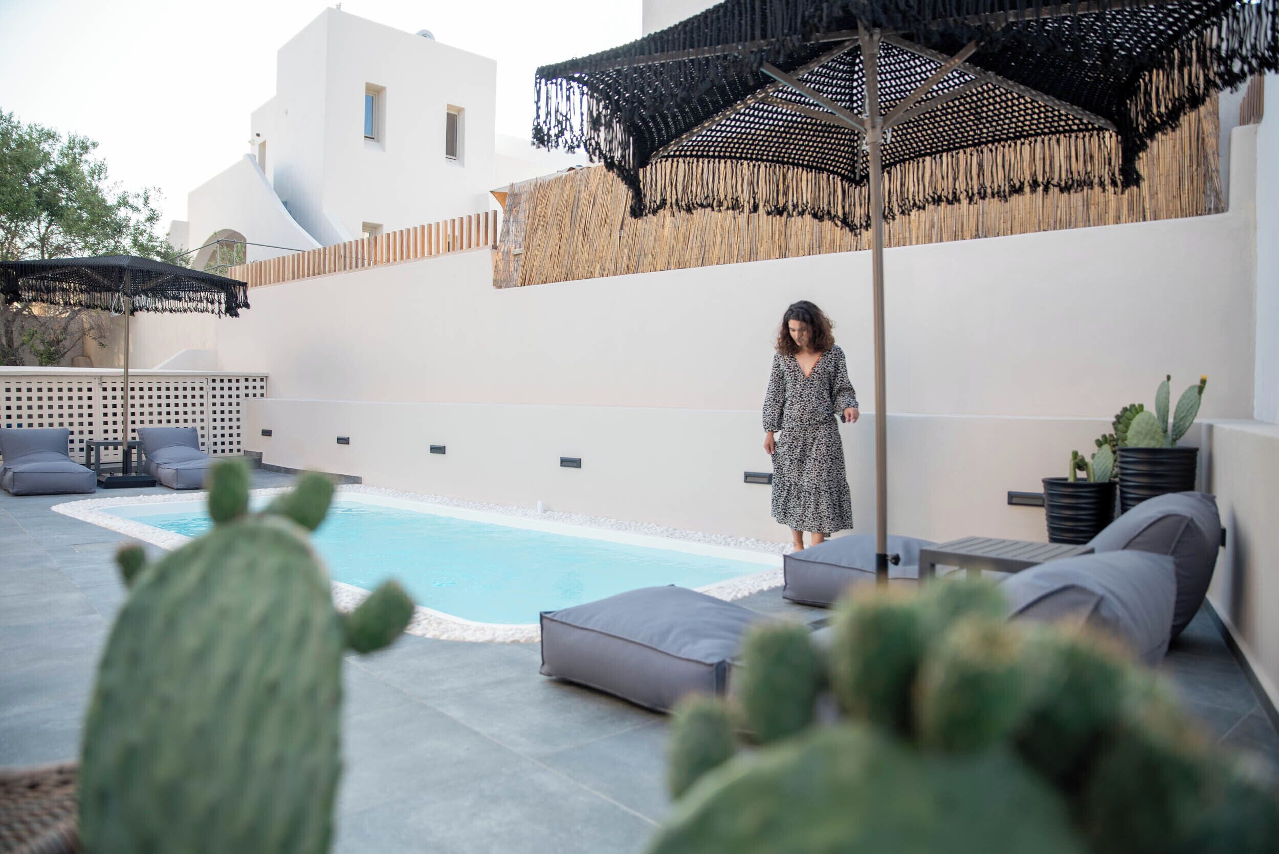 Een seizoensgebonden buitenzwembad