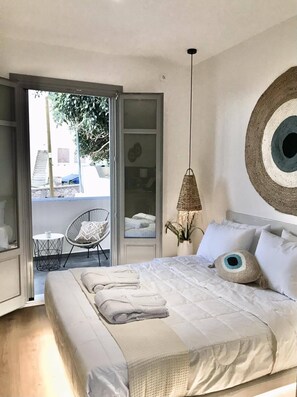 Deluxe Double Room | View from room - Aidani Luxurious Rooms  (Santorini)