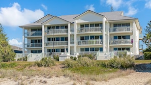 Guests can enjoy stunning ocean views from the hotel's spacious balconies.