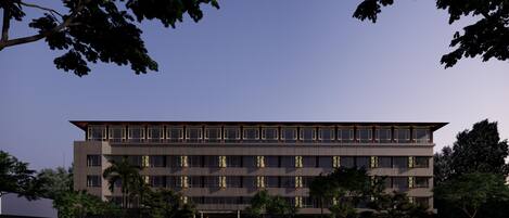 Fachada del alojamiento